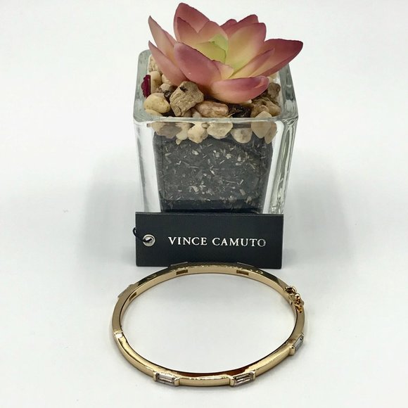 VINCE CAMUTO Gold Floating Stone Bracelet - Picture 7 of 11